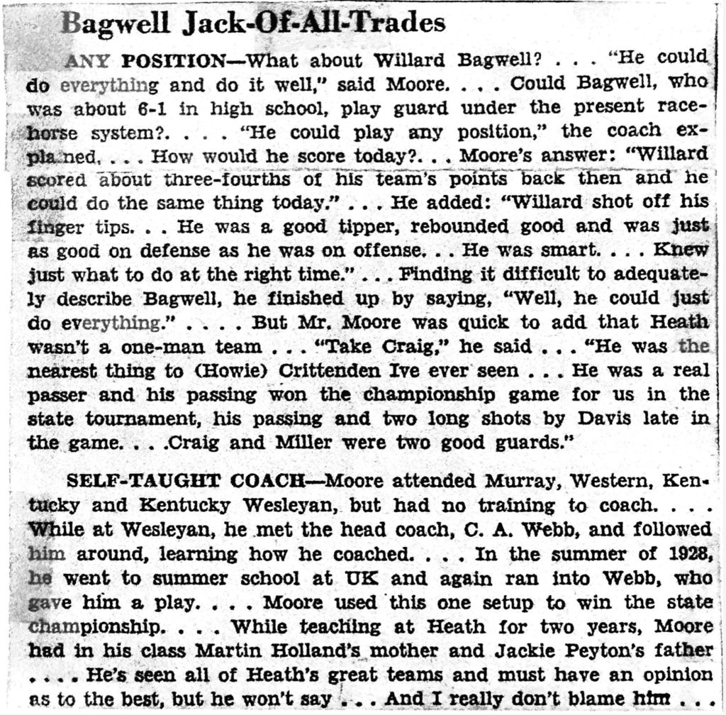Bagwell Jack-of-All-Trades