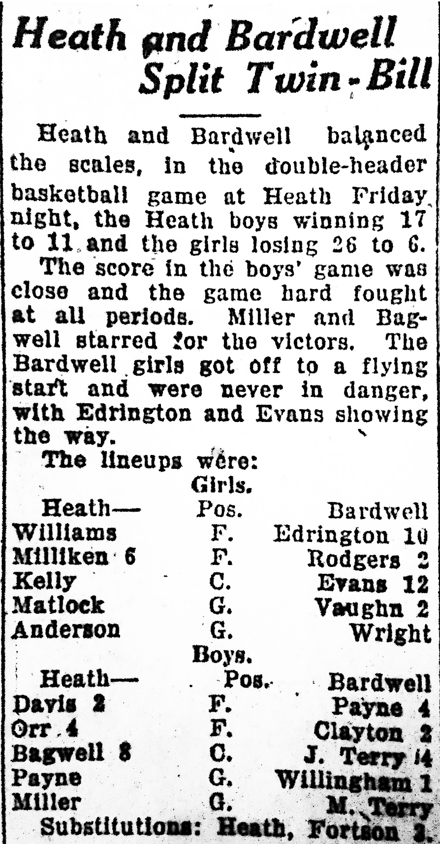 Heath and Barswell Split Twin - Bill 1929